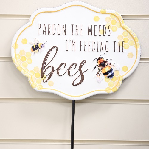 PARDON THE WEEDS STAKE